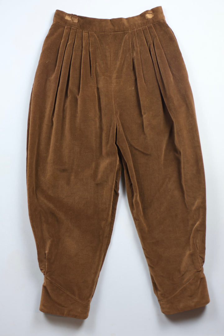 767. Jeff Banks Velvet Trousers with Pleated Front