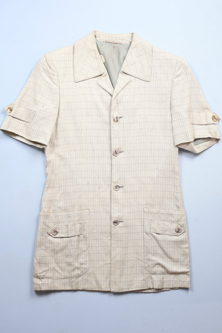 744. Italian Fitted Safari Jacket