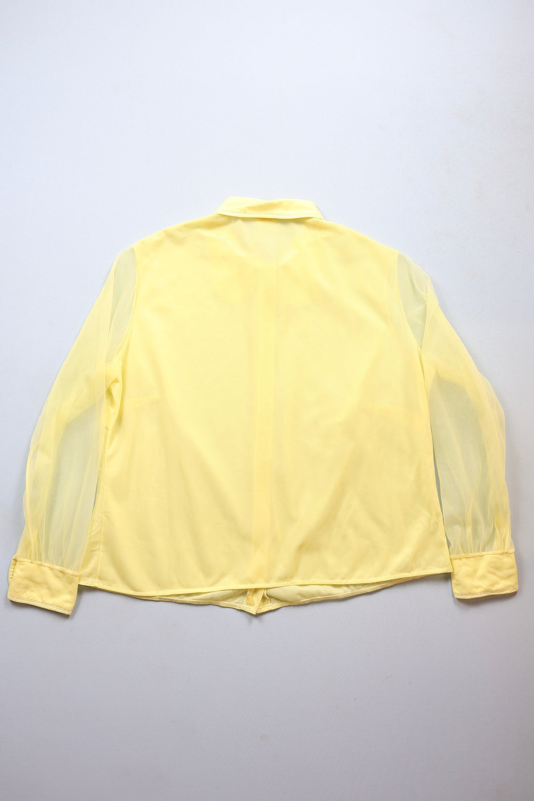 757. 1960s Long Sheer Sleeved Blouse