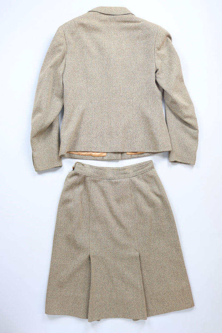 736. W.E Cole 1940's Two Piece Wool Suit