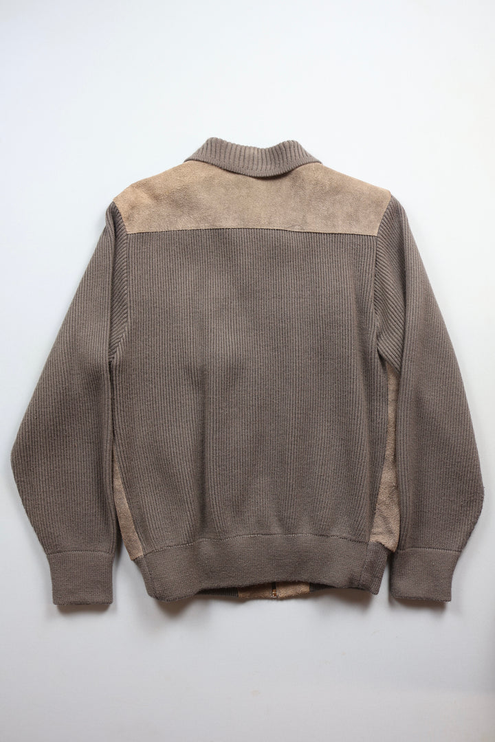777. 1960s Suede Cardigan